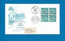 Scott 1054a Palace of the Governors Coil Pairs Jun 17, 1960 ARTMASTER FDC CK1