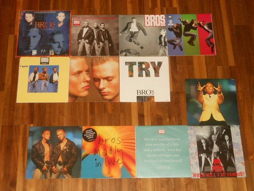 Bros - SAMMLUNG - 12 Singles (7") - When Will I Be Famous + Try + Are You Mine?