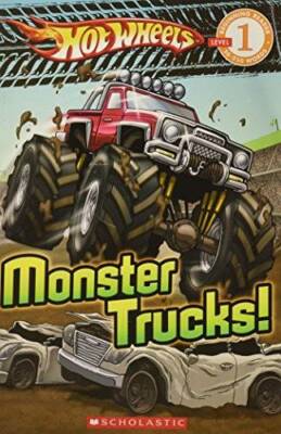 Hot Wheels: Monster Trucks! (Scholastic Reader Level 1) - Paperback - GOOD