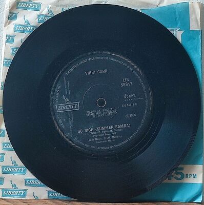 So Nice (Summer Samba) / It Must Be Him by Vikki Carr - Single 7  Vinyl