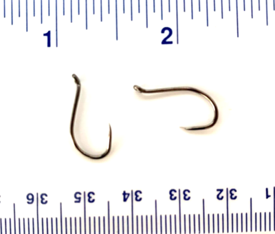 barbless fishing hooks ebay 100 Matzuo 513014 Black Barbless Octopus Salmon Steelhead Fish Hooks size 6