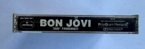 7800° Fahrenheit - cassette tape - Bon Jovi - second album - 1985 - Picture 3 of 5