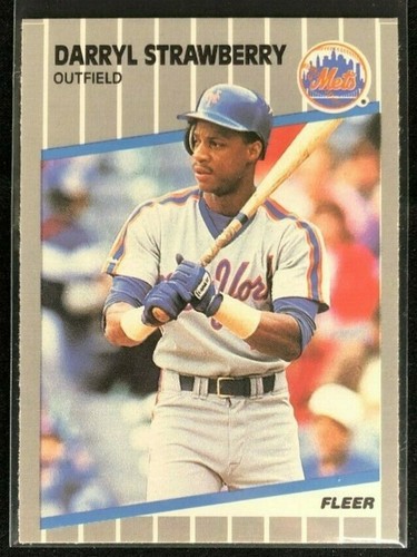 Darryl Strawberry - 4 Cards - Donruss, Fleer, Upper Deck - New York Mets - Picture 5 of 6