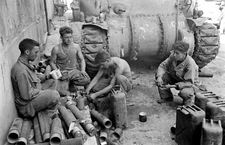 WW2 WWII Photo World War Two / US Army M4 Sherman Tank France August 1944