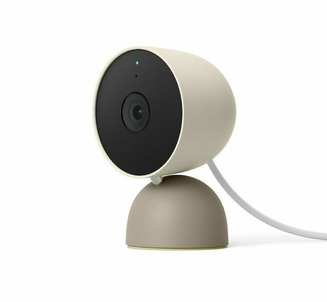 Google Nest Cam Indoor Wired Smart Home Security Camera - 1