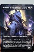Ashcoat of the Shadow Swarm Proxy Card with Custom designed art