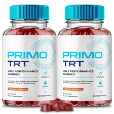 (2 Pack) Primo TRT Male Gummies, PrimoTRT Maximum Performance Gummys for Men