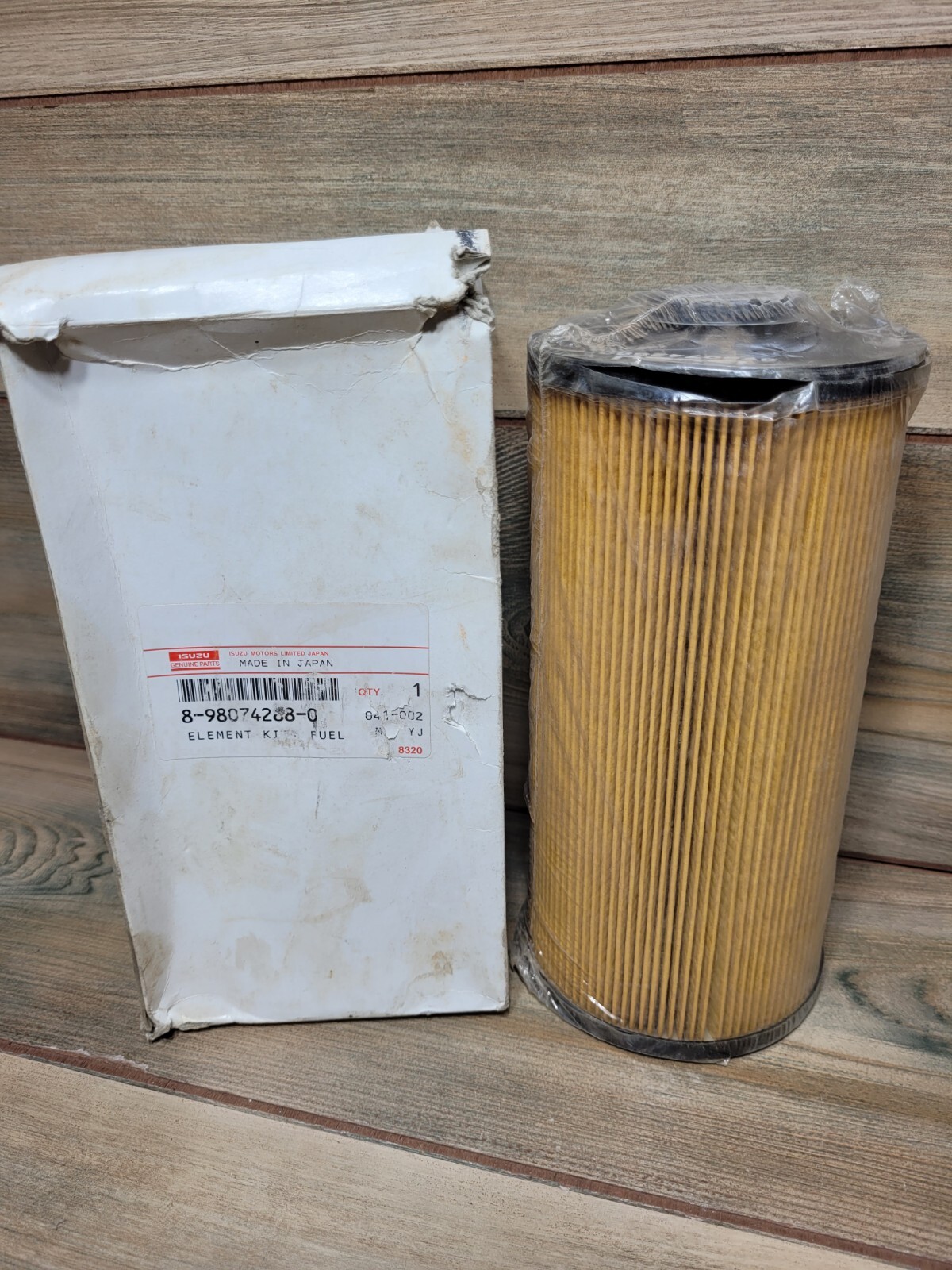 ISUZU 8980742880 Fuel filter cross reference