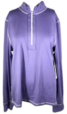Kevan Hall Sport sweatshirt Zip Long Sleeve Women’s XL Orchid Purple New