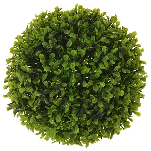 KüNstliche Buchsbaumkugel Ca.17Cm Buchsbaum Kugel Dekopflanze Kunstpflanze GrüN-image