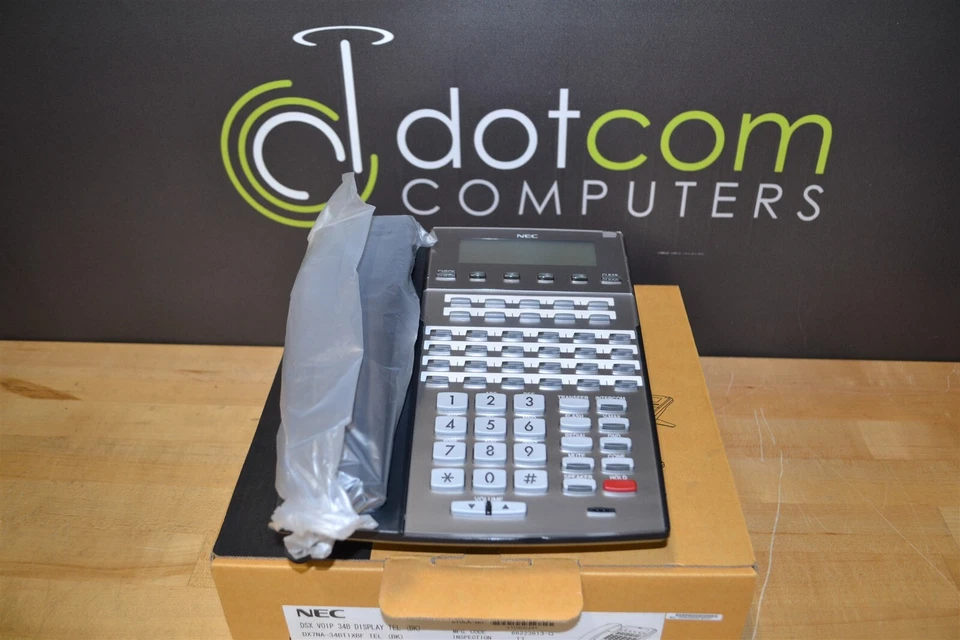 NEC DSX 34B VOIP IP Display Tel (BK) System Telephone Black 1090034 - NEW $$$ - Image 3 of 3