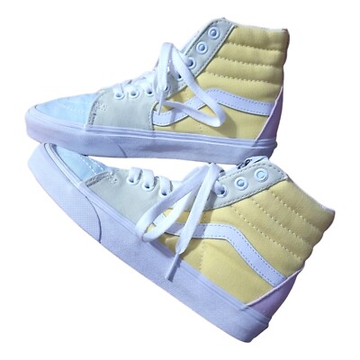 Vans SK8-Hi sneakers pastel color block high top women sz 6