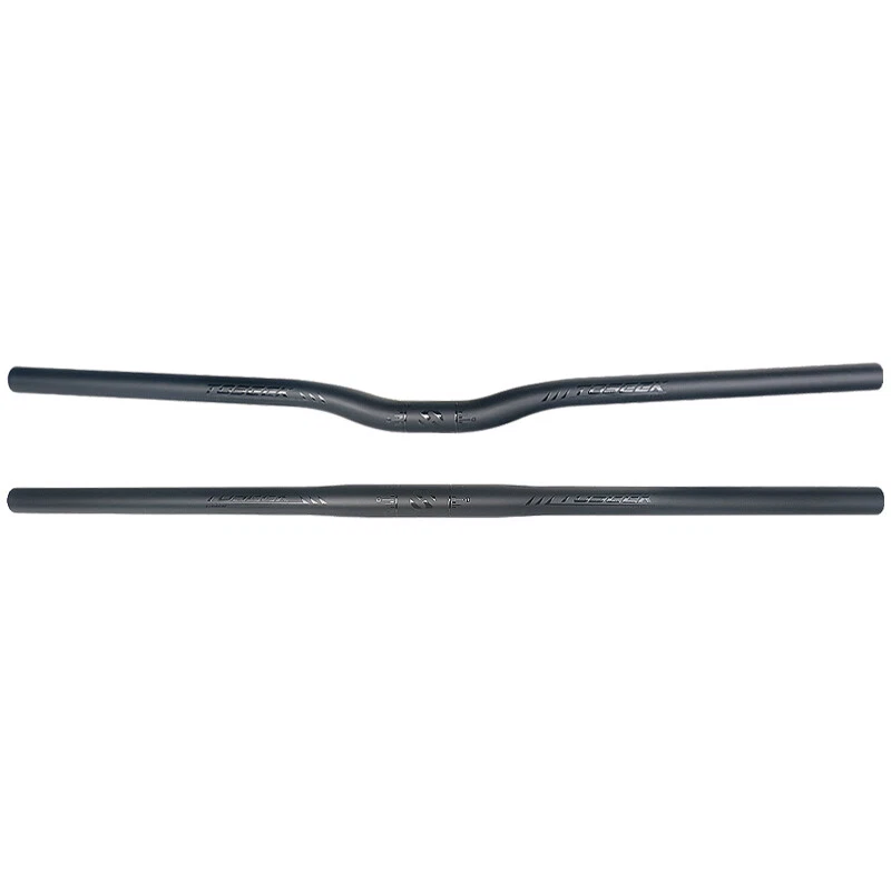 Guidão de bicicleta de fibra de carbono Ud 25,4 mm MTB barra plana riser 400-700 mm - Imagem 2 de 4