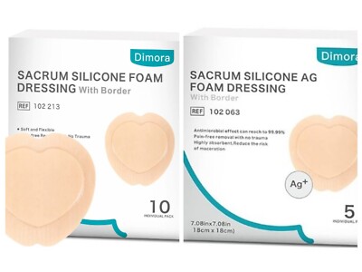 Dimora 15 Sacrum Silicone Foam Dressing With Border Damaged Boxes See Pictures 