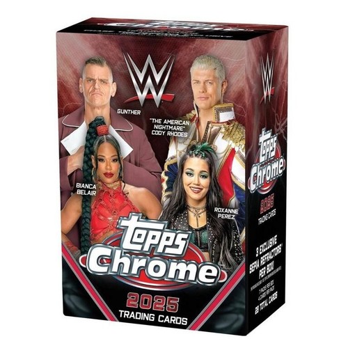 **SPECIAL** 2025 Topps Chrome WWE Blaster Box ( BUY BACK ENDS JULY 4TH) ELAZ