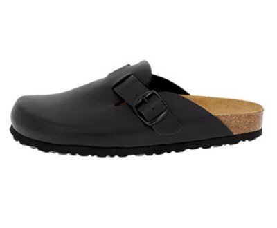 LICO Bioline Herren Korkfußbett-Clog, Hausschuh, Pantolette,Übergröße, Gr. 39-50