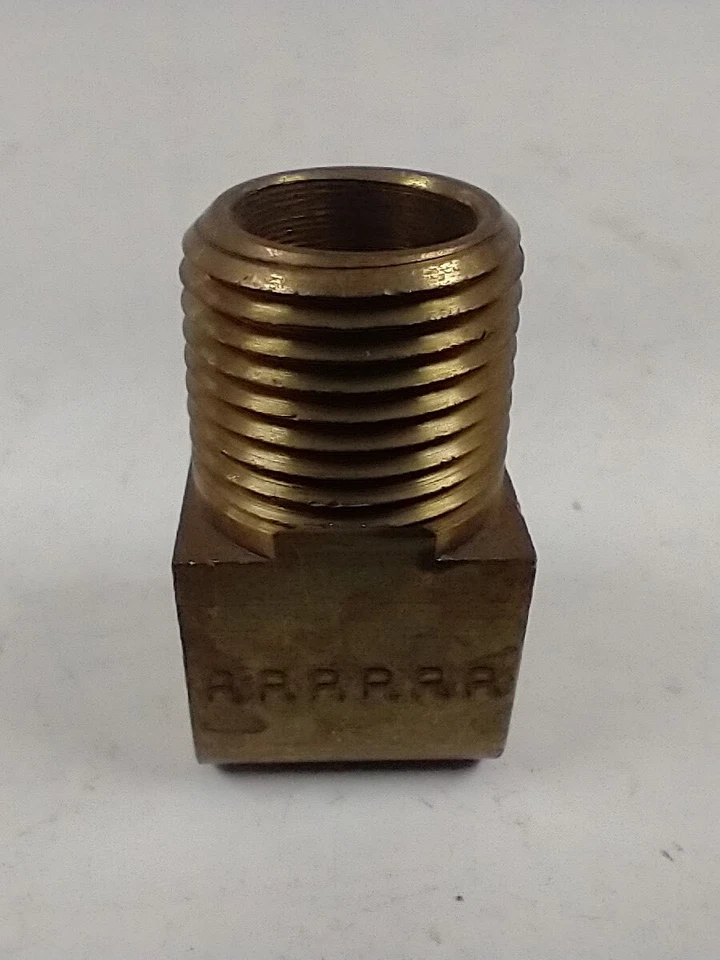 PARKER 129HB-6-8 1/2" NPT A 3/8" MANGUERA BARRA LATÓN 90° ACCESORIOS CODO (LOTE DE 6) Foto 3 de 3