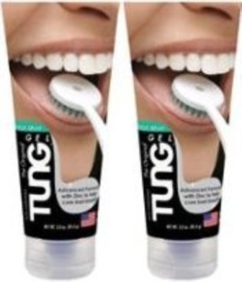 The Original TUNG Gel, 2 Pack-Tongue Cleaner, Odor Eliminator, Fight Bad Breath