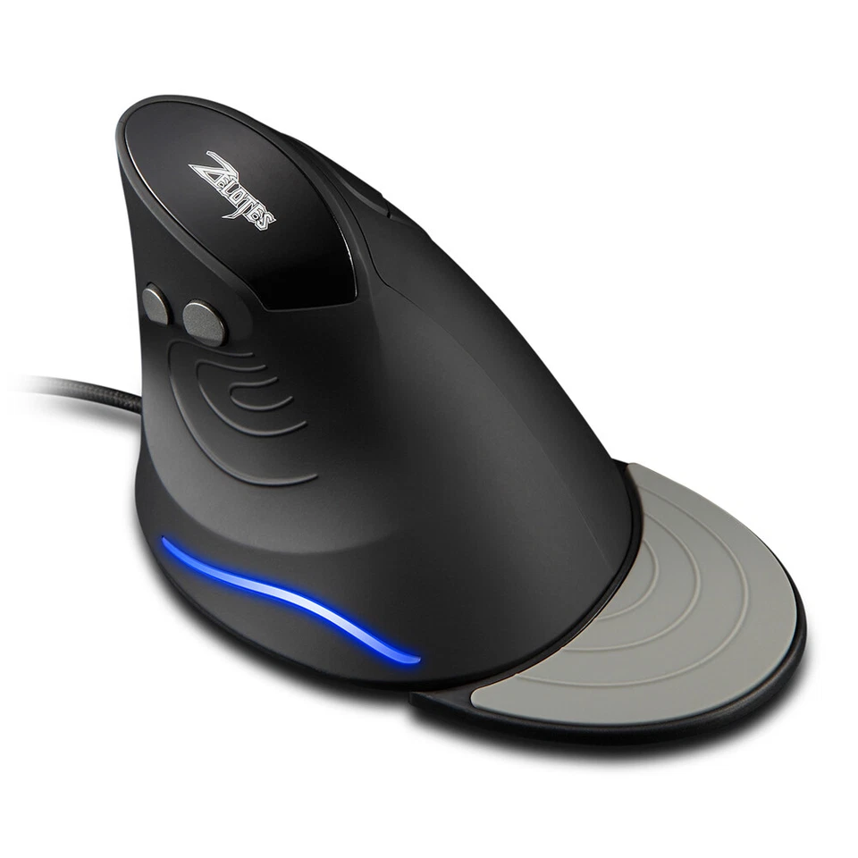 ZELOTES T-30 Wired Optical Mouse Vertical Mouse USB Wired Gaming Mouse 6 T3Z8 - Image 4 of 4