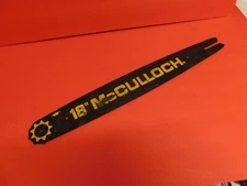 18" BAR 3/8 .050 60DL FOR MCCULLOCH 3214 3216 3516 3518 3816 3818 110 120 130