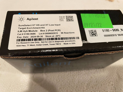 Agilent SureSelect XT HS & Low in Target Enrichment Kit ILM Hyb Module 5190-9686