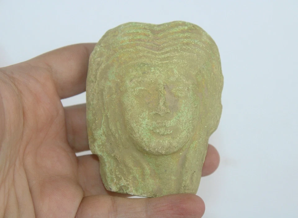 Rara estatua antigua de la princesa griega durante la era griega en Egipto aC... - Imagen 3 de 3