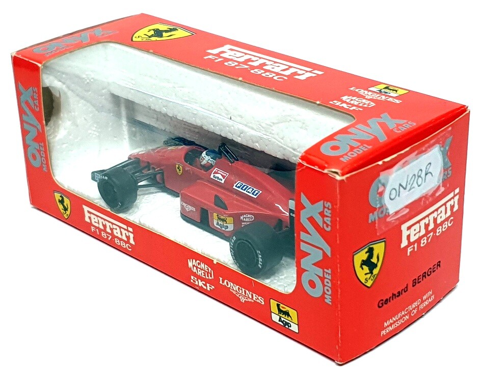 Ferrari F1 87/88C N.28 Gerhard Berger 限定 FERRARI - F1 87/88C N 28 MONACO GP 1988 - G.BERGER