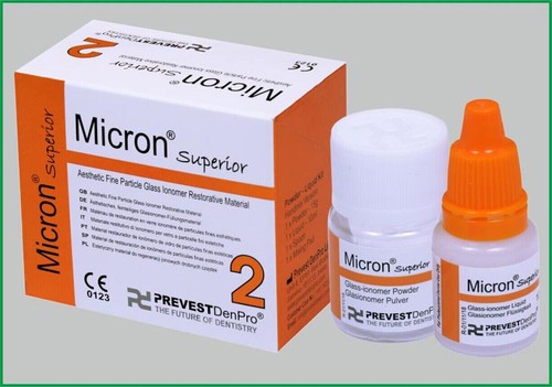 Cemento dental con ionómero de vidrio Prevest Denpro Micron Superior2 resto permanente GIC - Imagen 2 de 6