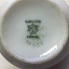 c1891-1914 LS&S LIMOGES / Coiffe et Cie / gold rose DEMITASSE CUP and SAUCER — photo 8