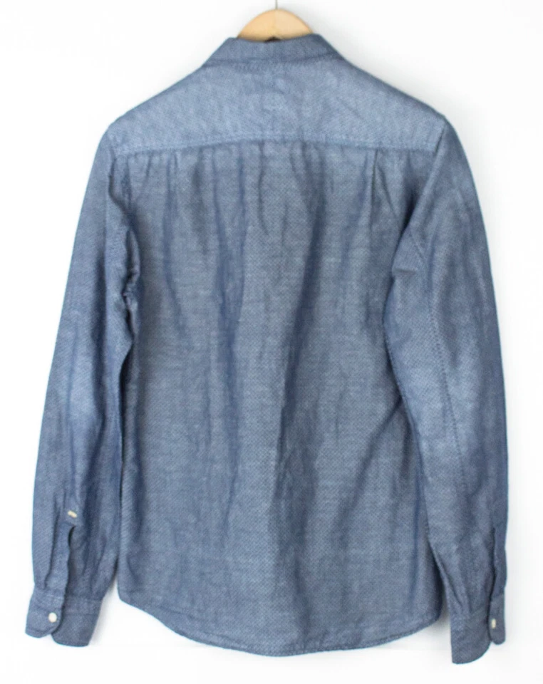 SCOTCH & SODA - Men 49% Linen Casual Shirt Top Size M - Image 2 of 4