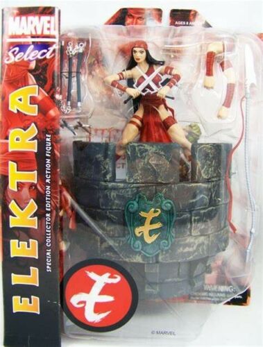 Marvel Diamond Select ELEKTRA Action Figure W/ Base - New In Box - Picture 1 of 3