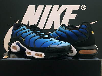 DS 2018 NIKE AIR MAX PLUS OG UK10,5 EU45,5 HYPER BLUE Tn TUNED 1 90 BW 180 RARE