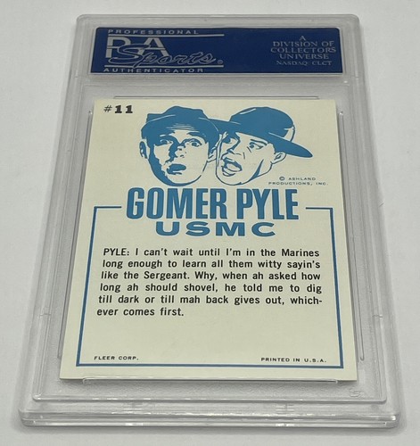 PSA Graded Gomer Pyle #11 NM-MT 8 The Sergeant Is All For Safety - Picture 13 of 13