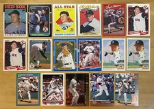 Roger Clemens Lot Of (17) Mixed Brand 1986-1999 All Boston Red Sox NM-MT