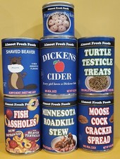 7x Fish Ass Holes Labels Christmas Funny Stocking Stuffer White Elephant  7x