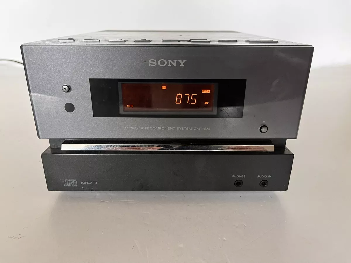 Sony CMT-BX1 Micro Hi-Fi Component System CD Player, AM/FM, No Remote  -Works