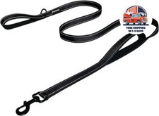 6Ft Heavy Duty Dog Leash with 2 Padded Handles for Large Dogs