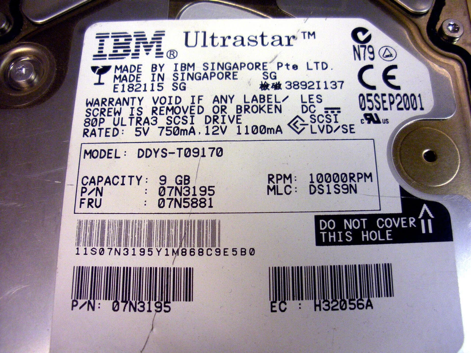 IBM 07N5881 8.58GB 10K Hard Drive - Image 3 of 3