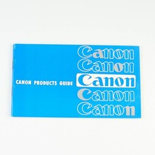 Canon Products Guide - Original Vintage Booklet