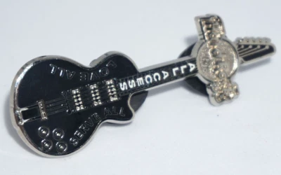 Hard Rock Cafe Pins - Vintage HRC All Access "Love All Serve All" Guitar Pin V7 - Image 1 of 2