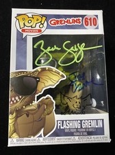 Joe Dante & Zach Galligan Signed Flashing Gremlins 610 Funko Pop - JSA AA41349
