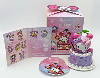 TOKIDOKI x Hello Kitty 50th Anniversary Purple Cake CHASER Blind
