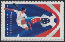 US Stamps, 5754- Women's Soccer- Forever - MNH (S/A) 2023- unused single