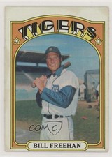 1972 Topps Bill Freehan #120 a5h