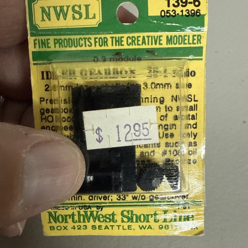 NWSL 130-6 ~ 053-1396 Módulo Escala HO Kit de Caja de Engranajes Ralentí Premium Kit de Relación 28-1 | Zustand: New