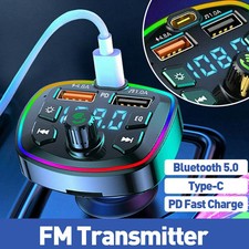 Bluetooth 5.0 Wireless Car FM Transmitter MP3...