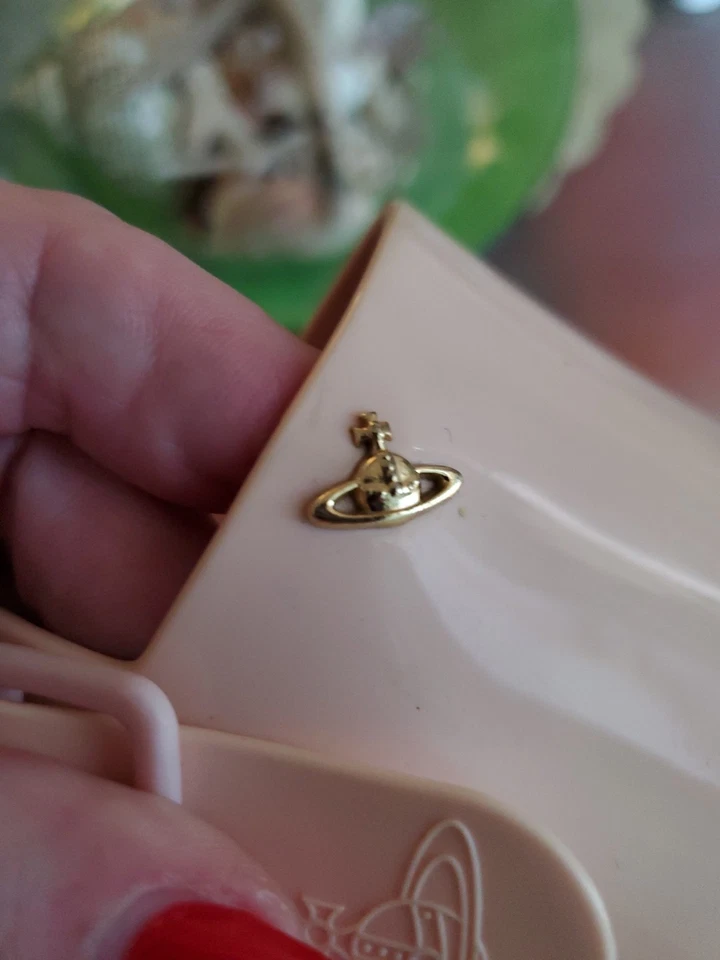 Melissa X Vivienne Westwood Anglomania Wedge Sandal Pink/Neutral Women's 8 US  - Image 3 of 4