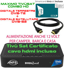Decoder Tivu'sat Nagrabox Satellitare e Digitale Terrestre Comprensivo di Card