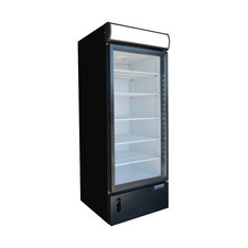 Ojeda USA FMH-27 30" 1 Glass Door Freezer Merchandiser in Black, 19.8 cu. ft.