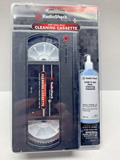 Radio Shack VHS Video Head Cleaning Cassette Solution Tape New Sealed